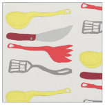 kitchen spoons fabric