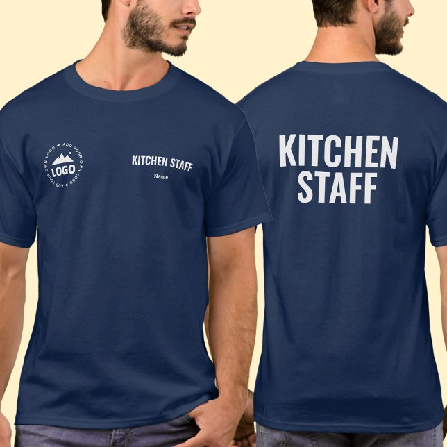 Kitchen Staff T-Shirt Uniform Custom Name Logo (Creator Uploaded)