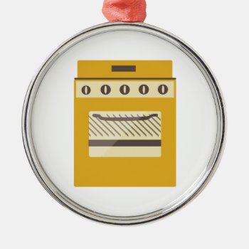 Kitchen Stove Metal Ornament by Windmilldesigns at Zazzle