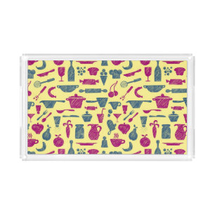 Kitchen supplies acrylic tray
