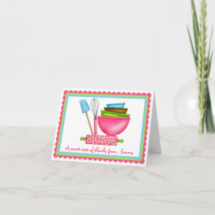 Kitchen Supplies Baking Thank You Note Cards