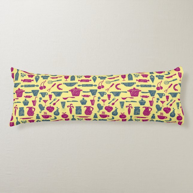 Kitchen supplies body pillow (Front)