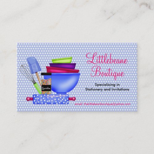 Kitchen Supplies Business Calling Cards Business Card