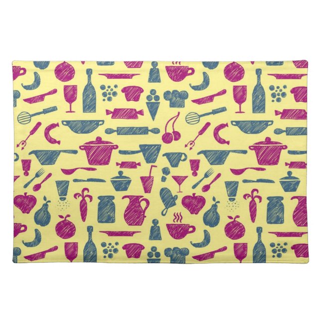 Kitchen supplies cloth placemat (Front)