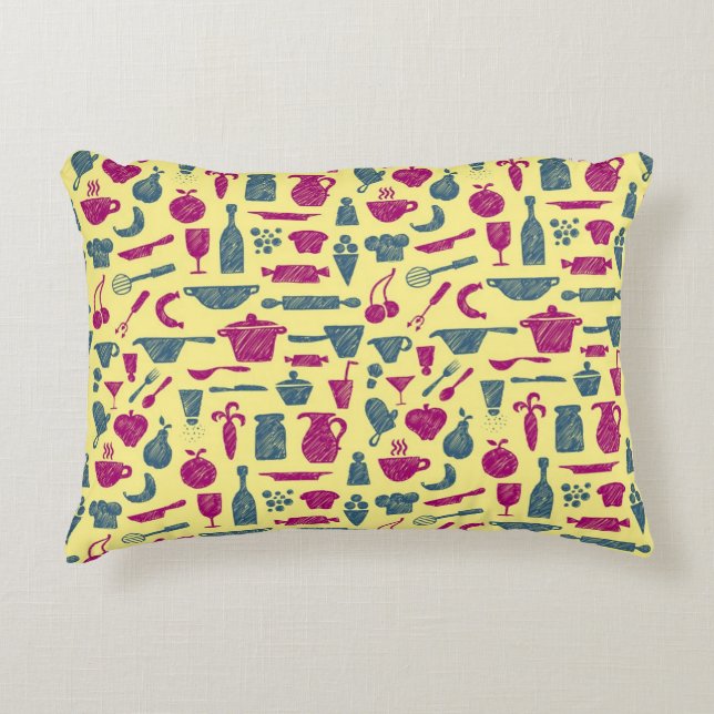 Kitchen supplies decorative pillow (Front)