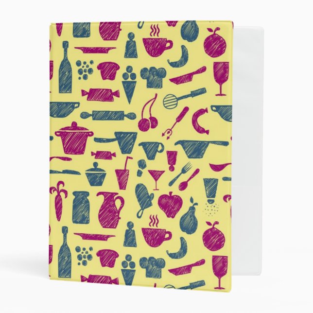 Kitchen supplies mini binder (Front/Inside)