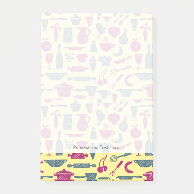 Kitchen supplies post-it notes (Front)