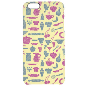 Kitchen supplies clear iPhone 6 plus case