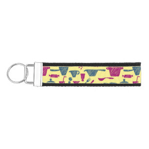 Kitchen supplies wrist keychain