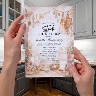 Kitchen Themed Stock The Kitchen Bridal Shower Invitation