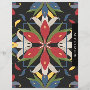 Kitchen Tile Recipe Chapter Divider Appetizers