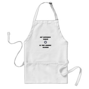 Kitchen Timer/Smoke Alarm Apron