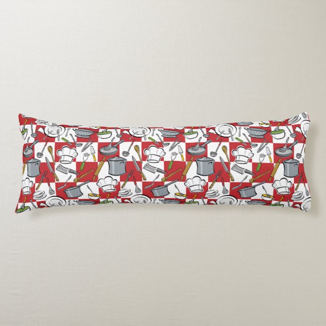 Kitchen Tools Check Body Pillow (Front)