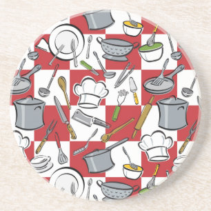 Kitchen Tools Check Coaster