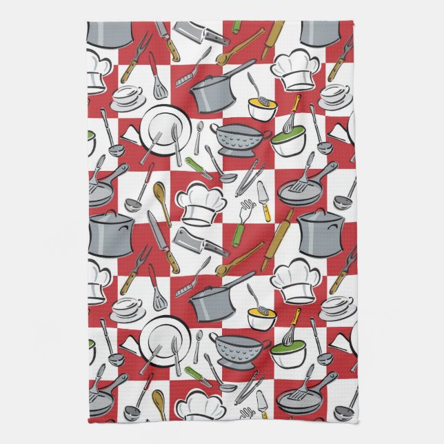 Kitchen Tools Check Kitchen Towel (Vertical)