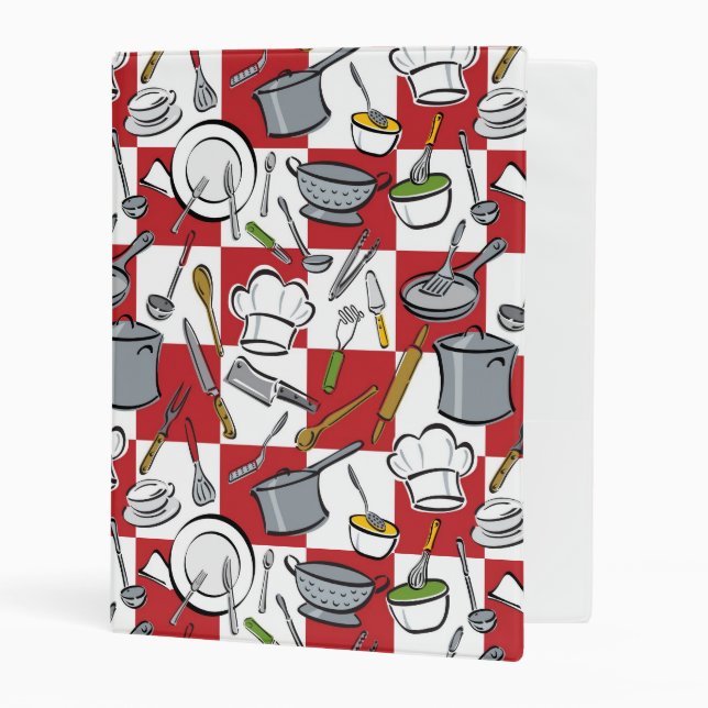 Kitchen Tools Check Mini Binder (Front/Inside)