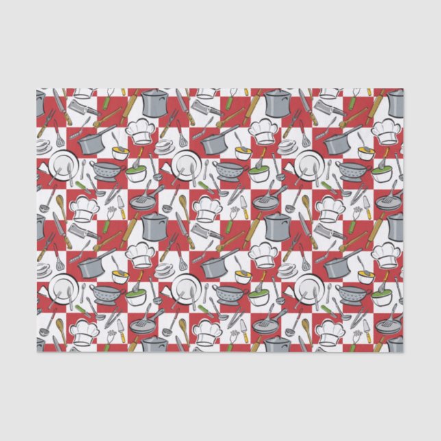 Kitchen Tools Check Tissue Paper (Front)