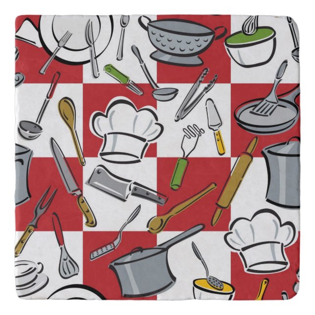 Kitchen Tools Check Trivet (Front)