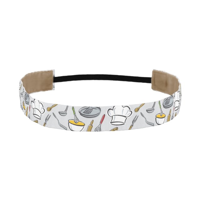 Kitchen Tools Pattern Athletic Headband (Front)