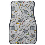 Kitchen Tools Pattern Car Mat
