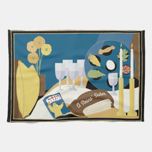 Kitchen Towel A Passover Seder Table 