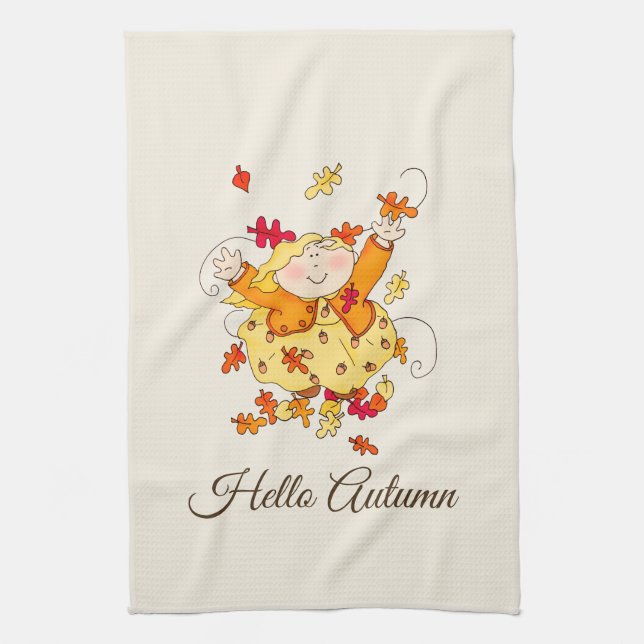 Kitchen Towel-Autumn Towel (Vertical)