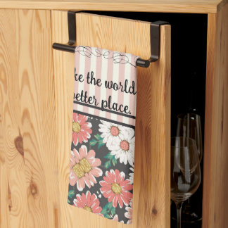 Kitchen Towel. Bake the world a better place. Towel