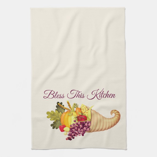 Kitchen Towel-Bless This Kitchen Towel (Vertical)