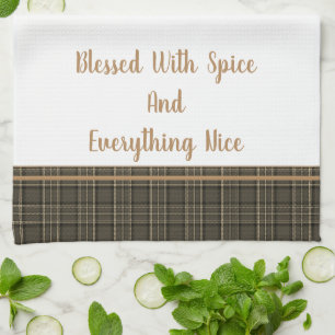 Kitchen Towel-Blessed With Spice and Everything Kitchen Towel