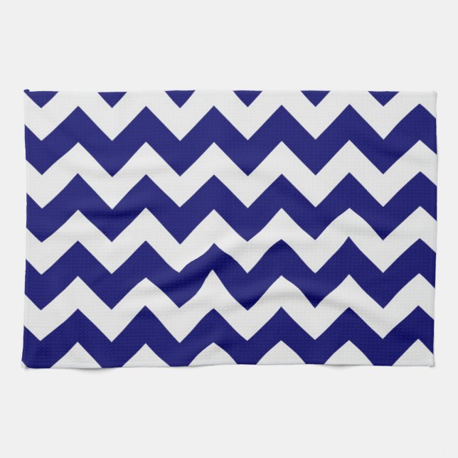 Kitchen Towel/Blue Chevron Towel (Horizontal)