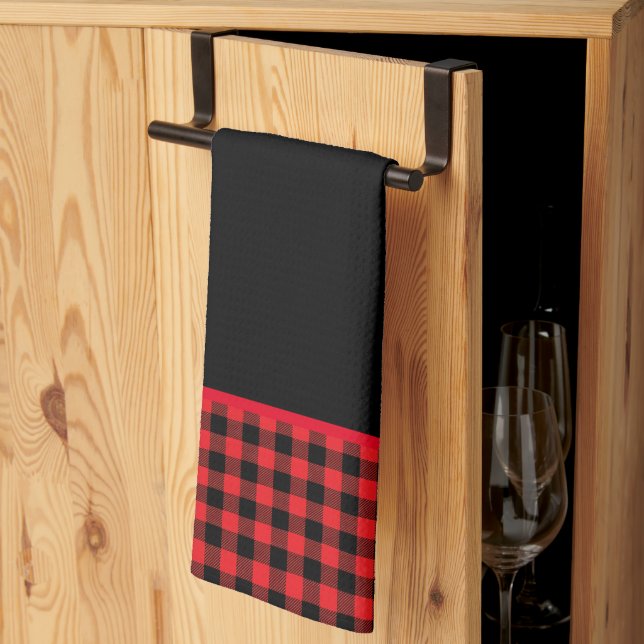 Kitchen Towel-Buffalo Plaid Kitchen Towel (Thirds Fold)
