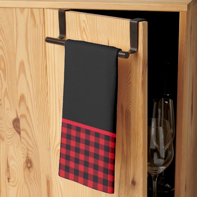 Kitchen Towel-Buffalo Plaid Towel (Thirds Fold)