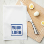 Kitchen Towel Business Logo Template<br><div class="desc">Your business logo on a kitchen tea towel. Perfect for use in your restaurant or staff room for employees.</div>