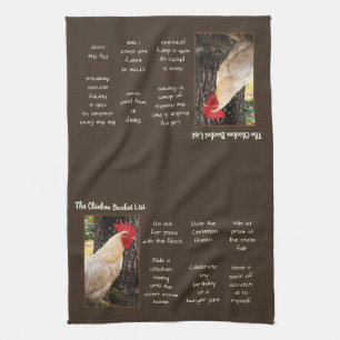 Kitchen Towel-Chicken Bucket List Towel
