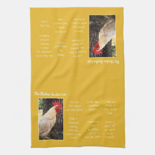 Kitchen Towel-Chicken Bucket List Towel