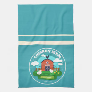 Kitchen Towel-Chicken Farm Kitchen Towel