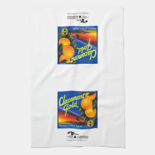 Kitchen Towel - Claremont CA - Claremont Gold