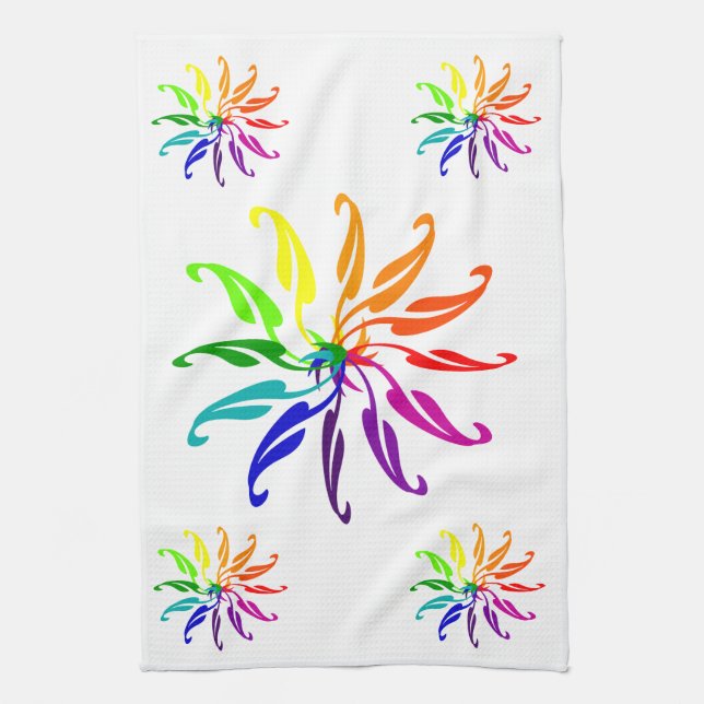 Kitchen Towel - Color Wheels (Vertical)