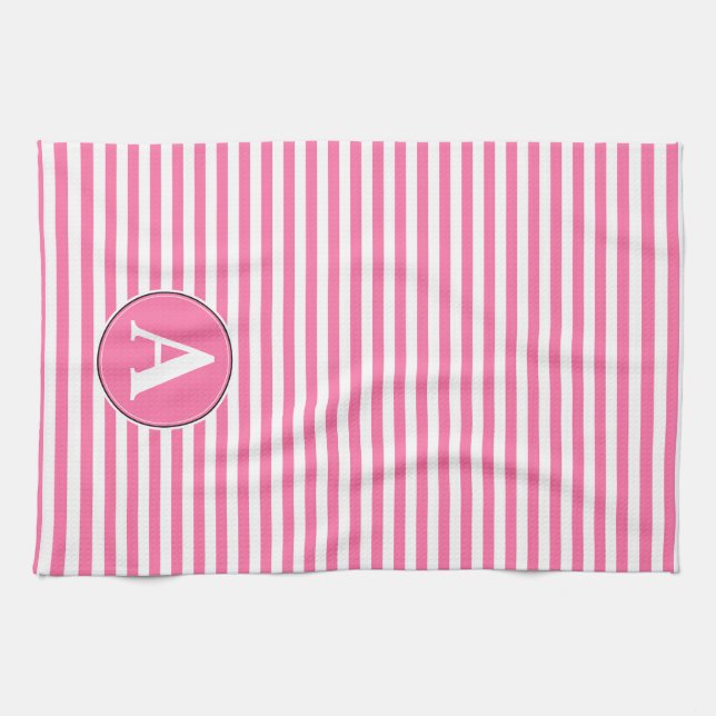 Kitchen Towel, Custom Monogram Towel (Horizontal)