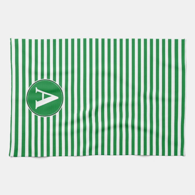 Kitchen Towel, Custom Monogram Towel (Horizontal)