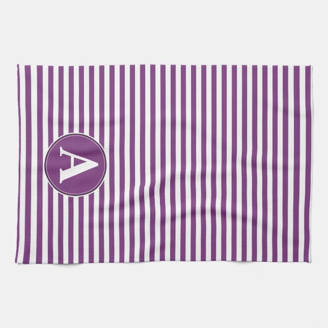 Kitchen Towel, Custom Monogram Towel (Horizontal)