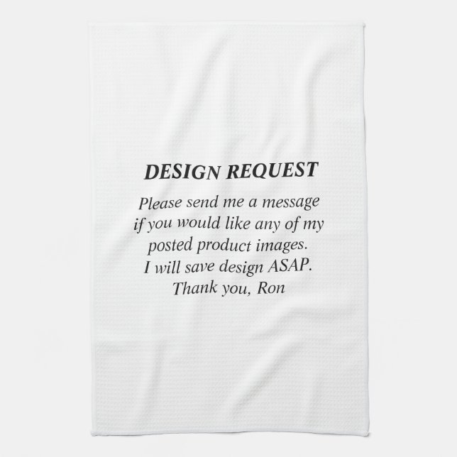 Kitchen Towel Design Request (Vertical)