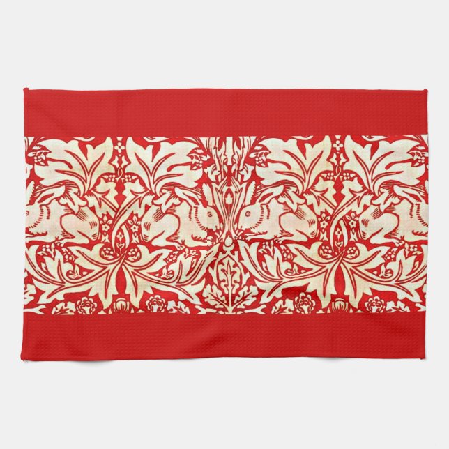 Kitchen Towel-Fashion/Fabric-William Morris 11 Towel (Horizontal)