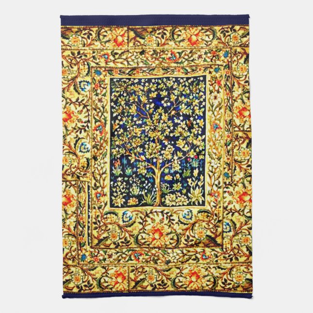 Kitchen Towel-Fashion/Fabric-William Morris 9 Kitchen Towel (Vertical)