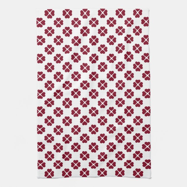 Kitchen Towel/Hearts Towel (Vertical)