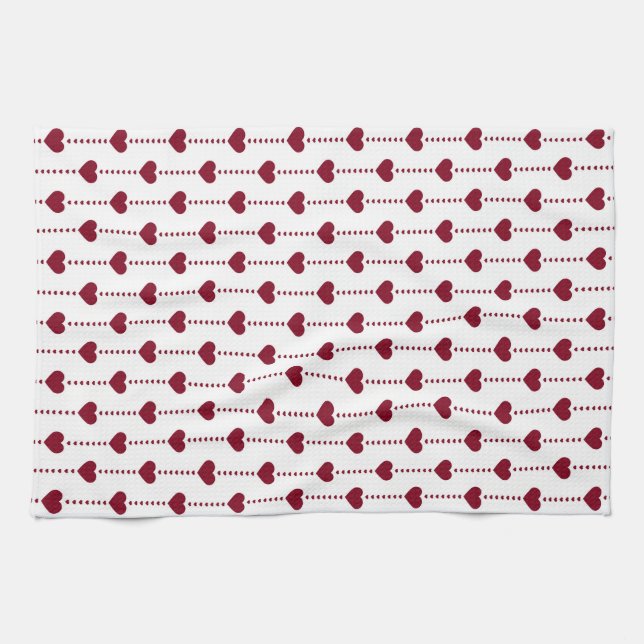 Kitchen Towel/Hearts Towel (Horizontal)
