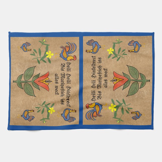 Kitchen Towel Heili Heili Hinkledreck (Horizontal)