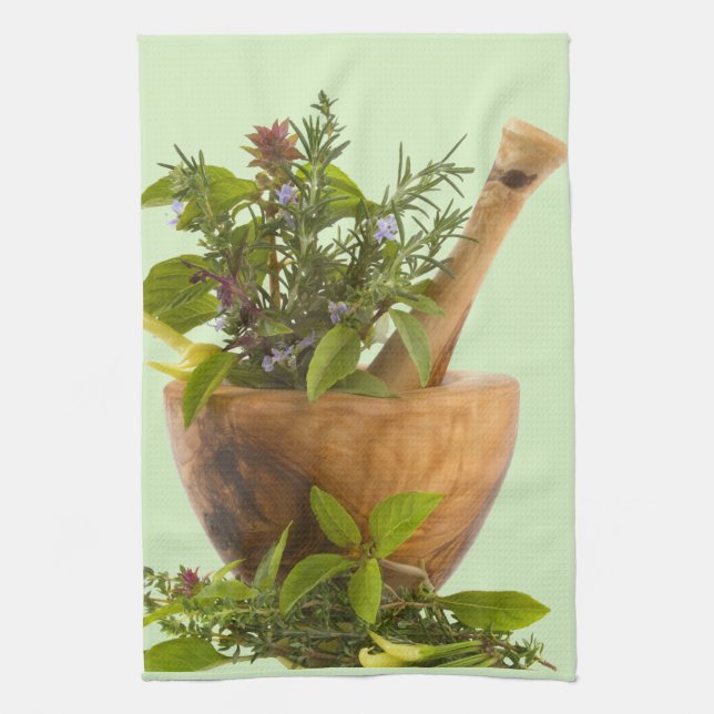 Kitchen Towel--Herbs Kitchen Towel (Vertical)