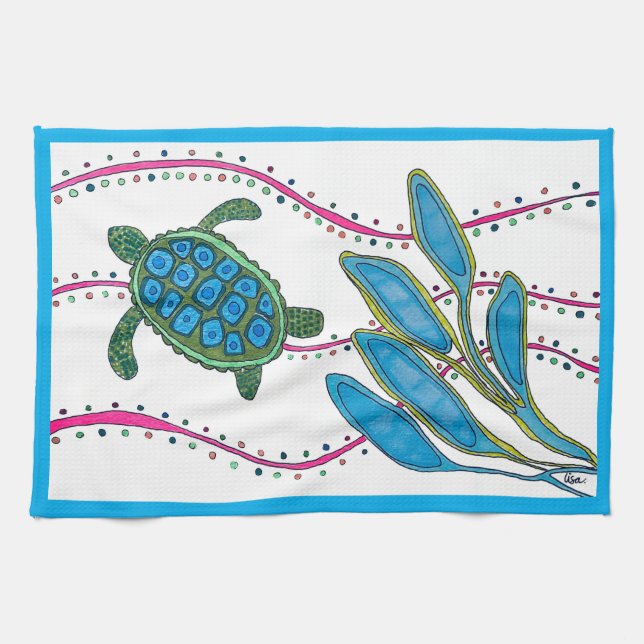 KITCHEN TOWEL "IN THE FLOW" (Horizontal)