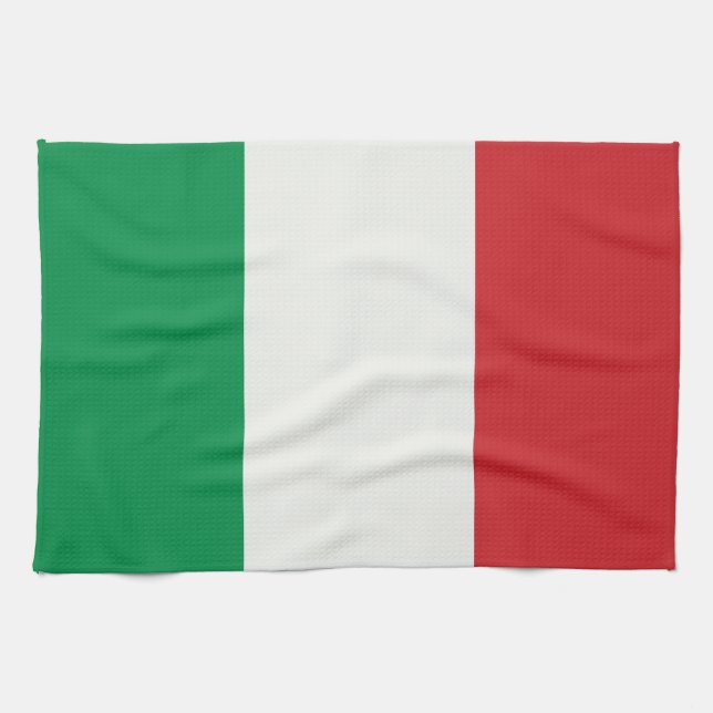kitchen towel Italy flag (Horizontal)